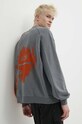 Îmbrăcăminte A-COLD-WALL* hanorac de bumbac Brushstroke Crewneck ACWMW184 gri