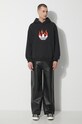 Хлопковая кофта adidas Originals IS0208 чёрный SS24