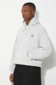 silver Carhartt WIP cotton sweatshirt Hooded Nelson Sweat