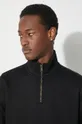 black Carhartt WIP sweatshirt Chase Neck Zip