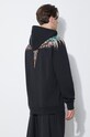 Одяг Бавовняна кофта Marcelo Burlon Grizzly Wings Regular Hoodie CMBB007S24FLE0021020 чорний