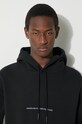 Pamučna dukserica Marcelo Burlon Party Quote Regular Hoodie CMBB007S24FLE0051001 crna
