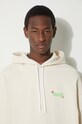 Marcelo Burlon cotton sweatshirt Solsticio Comfort Hoodie CMBB106S24FLE0060C50 beige