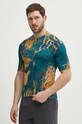 Ποδηλατικό κοντομάνικο Jack Wolfskin Gravex Printed πράσινο 1809991