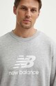 New Balance felpa French Terry Crew grigio MT41500AG