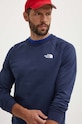 The North Face bluza bawełniana M Raglan Redbox Crew NF0A4SZ98K21 granatowy