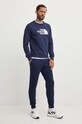 The North Face pamut melegítőfelső M Drew Peak Crew Light NF0A4T1E8K21 sötétkék SS24