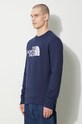 The North Face bluza bawełniana M Drew Peak Crew Light granatowy NF0A4T1E8K21