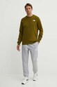 The North Face hanorac de bumbac M Simple Dome Crew NF0A7X1IPIB1 verde SS24