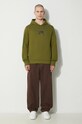 The North Face cotton sweatshirt M Fine Alpine Hoodie NF0A87F7PIB1 green SS24