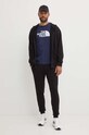 The North Face bluză M Essential Fz Hoodie NF0A87FBJK31 negru SS24