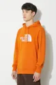 orange The North Face cotton sweatshirt M Light Drew Peak Pullover Hoodie