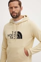 The North Face pamut melegítőfelső M Drew Peak Pullover Hoodie bézs NF00AHJY3X41