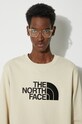 The North Face hanorac de bumbac M Drew Peak Crew Light NF0A4T1E3X41 bej