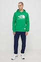 The North Face bluza bawełniana M Berkeley California Hoodie NF0A55GFPO81 zielony SS24