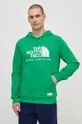 πράσινο Βαμβακερή μπλούζα The North Face M Berkeley California Hoodie