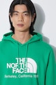 Bavlnená mikina The North Face M Berkeley California Hoodie NF0A55GFPO81 zelená