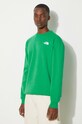 The North Face sweatshirt M Essential Crew green NF0A7ZJAPO81