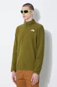 green The North Face sports sweatshirt M 100 Glacier 1/4 Zip