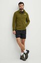 The North Face felpa da sport M 100 Glacier Full Zip NF0A855XPIB1 verde SS24