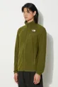 green The North Face sports sweatshirt M 100 Glacier Full Zip