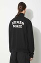Human Made felpa in cotone Military Half-Zip Sweatshirt HM27CS021 nero SS24
