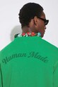 Хлопковая кофта Human Made Tsuriami Sweatshirt зелёный HM27CS026