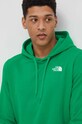 The North Face bluza bawełniana zielony NF0A2S57PO81