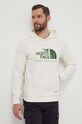 Pamučna dukserica The North Face bijela NF0A55GFQLI1