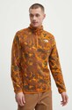 The North Face bluza sportowa 100 Glacier Printed pomarańczowy NF0A858ZWKO1