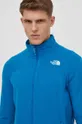 niebieski The North Face bluza polarowa 100 Glacier