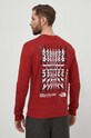 The North Face bluza bawełniana czerwony NF0A87EBPOJ1