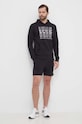 Bavlnená mikina The North Face NF0A87EAJK31 čierna SS24