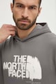 The North Face bluza bawełniana szary NF0A87ET0UZ1