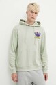 Одежда Хлопковая кофта adidas Originals Trefoil Hood 1 IM9681 зелёный