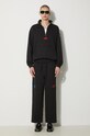 adidas Originals bluza 100T Half-Zip IW4594 negru SS24