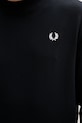 Хлопковая кофта Fred Perry Crew Neck Sweatshirt M7535.248 тёмно-синий