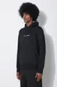nero Fred Perry felpa Double Graphic Hooded Sweat
