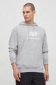 New Balance bluza gri MT41501AG