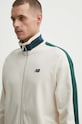 Памучен суичър New Balance MJ41503LIN MJ41503LIN бежов