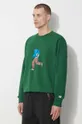 green New Balance cotton sweatshirt