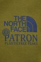 The North Face hanorac de bumbac NF0A87DVPIB1 verde