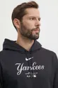 nero Nike felpa New York Yankees