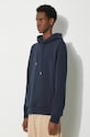 Woolrich bluza Logo Script Hoodie granatowy CFWOSW0224MRUT3684