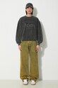 Памучен суичър Aries Aged Ancient Column Sweat SUAR20033X черен SS24