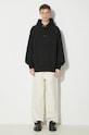 Βαμβακερή μπλούζα Vans Premium Standards Hoodie Fleece LX VN000GZ1BLK1 μαύρο SS24