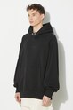 Βαμβακερή μπλούζα Vans Premium Standards Hoodie Fleece LX μαύρο VN000GZ1BLK1
