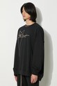 Rick Owens hanorac de bumbac x Champion Jumbo Sweat negru CM01D0462
