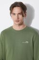 Памучен суичър A.P.C. sweat item COFBQ.H27608.KAE зелен