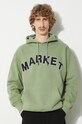 Market felpa in cotone Community Garden Hoodie applique verde 397000580